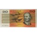 AUSTRALIA 1983 . TWENTY 20 DOLLAR BANKNOTE . ERROR . MISSING VALUE NUMBER "20"